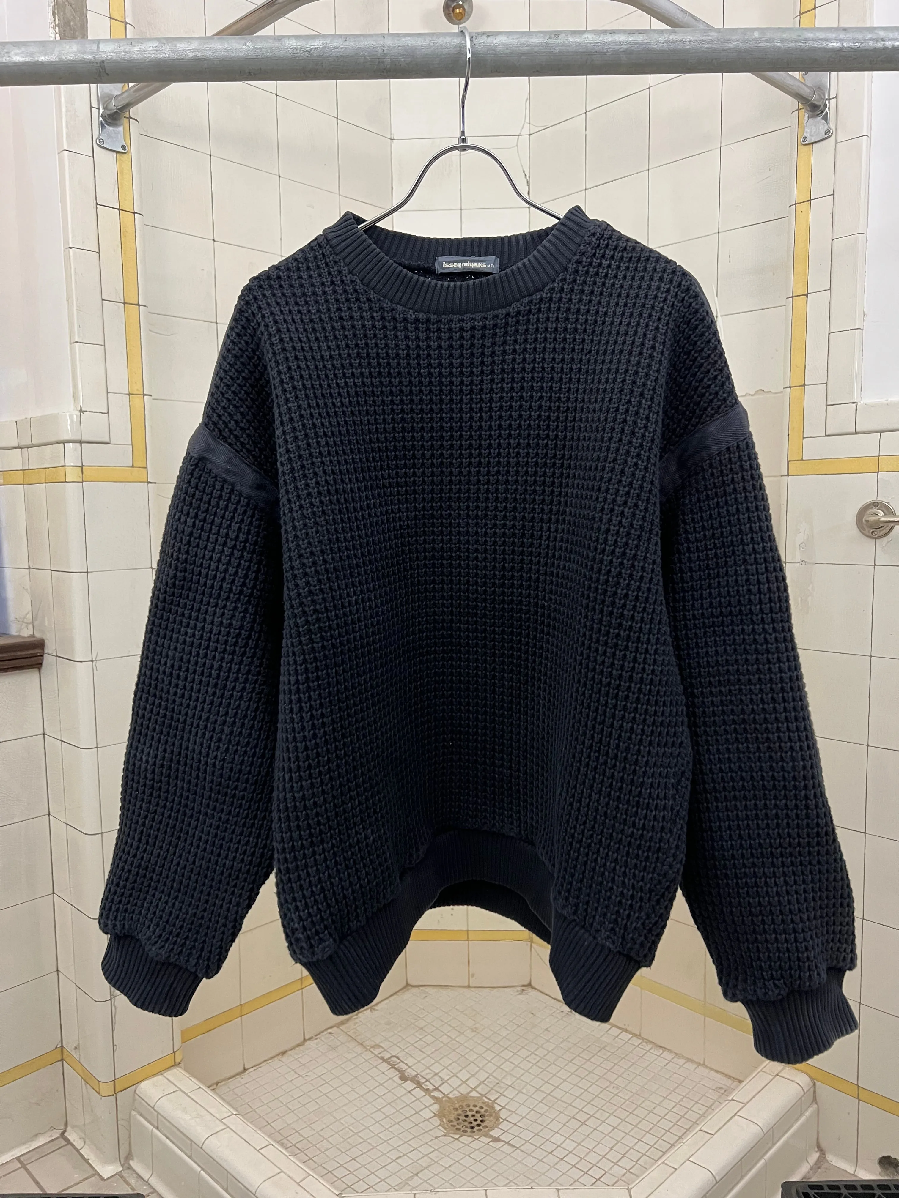 1980s Issey Miyake Chunky Knit Crewneck - Size L