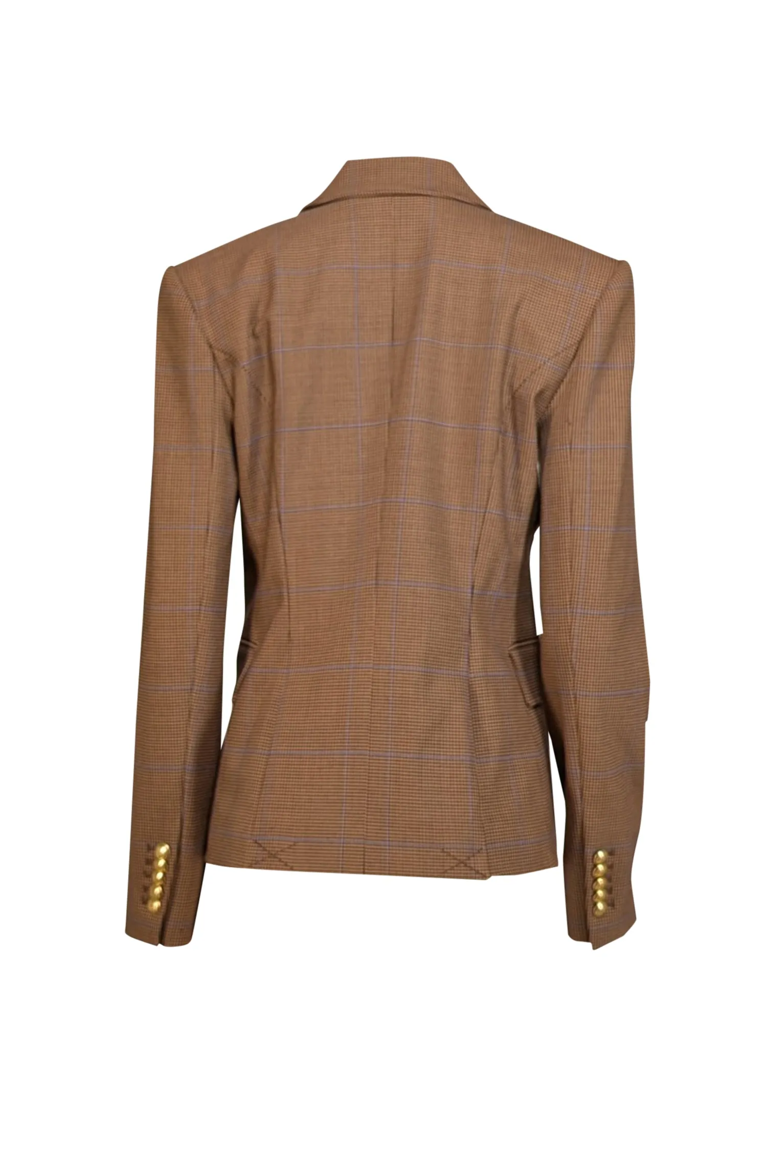A.L.C. - Brown Houndstooth Double Breasted Blazer Sz 8