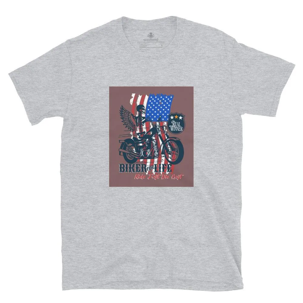 Biker For Life | Unisex Soft Style T-Shirt