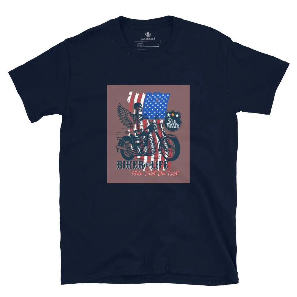 Biker For Life | Unisex Soft Style T-Shirt