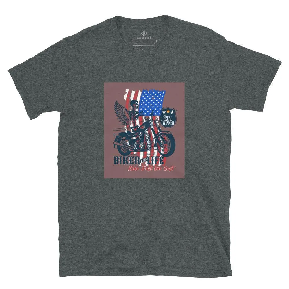 Biker For Life | Unisex Soft Style T-Shirt