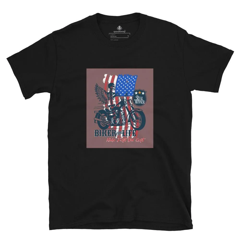 Biker For Life | Unisex Soft Style T-Shirt
