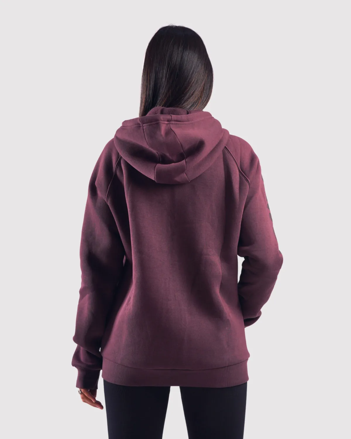 Capital Hoodie Women - Burgundy