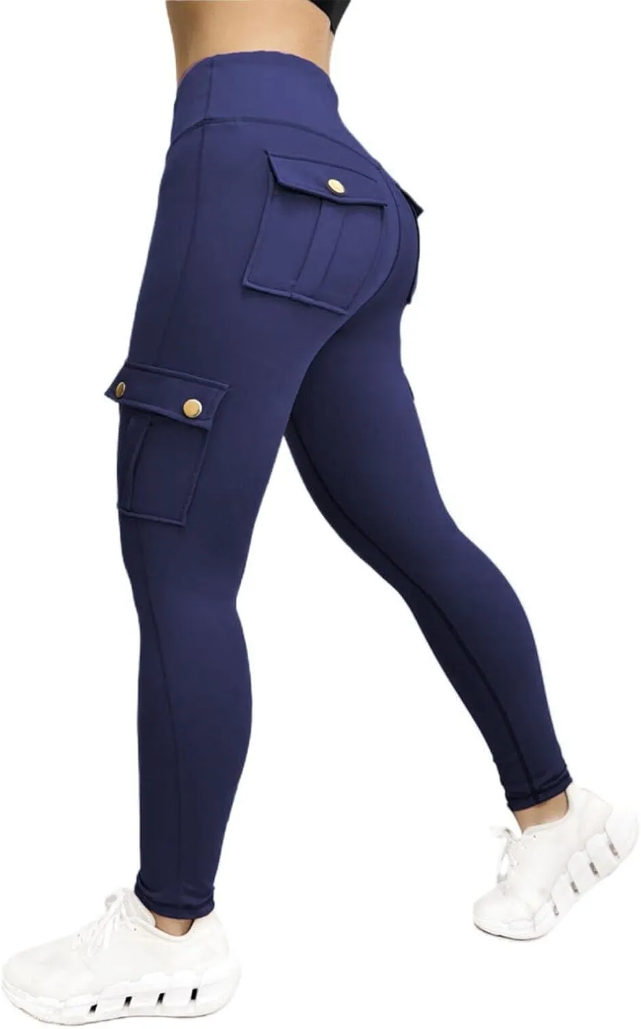 Cargo Pants for Women Quick Dry Tight Stretch Gym Running Jogging Yoga Sweatpants Casual High Waist Tapered Trousers