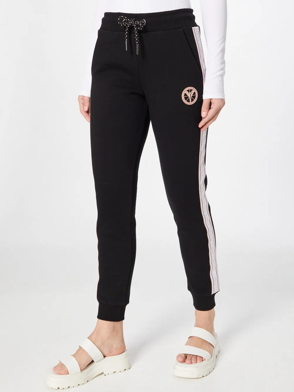 Carlo Colucci tapered trousers, black