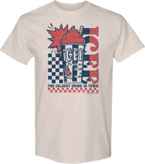 Checkerboard Coldest Drink In Town ICEE T-Shirt