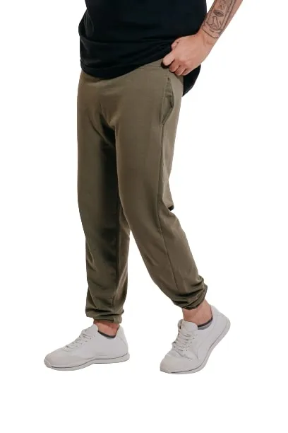 Colorful Comfy oversized Sweatpa-Dark Olive