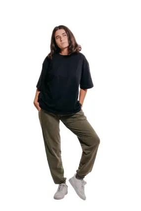 Colorful Comfy oversized Sweatpa-Olive
