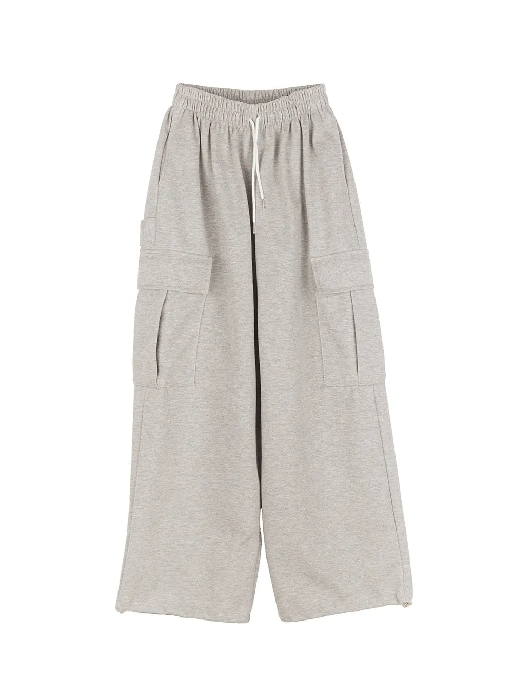 Comfy Cargo Wide-Fit Sweatpants IA504