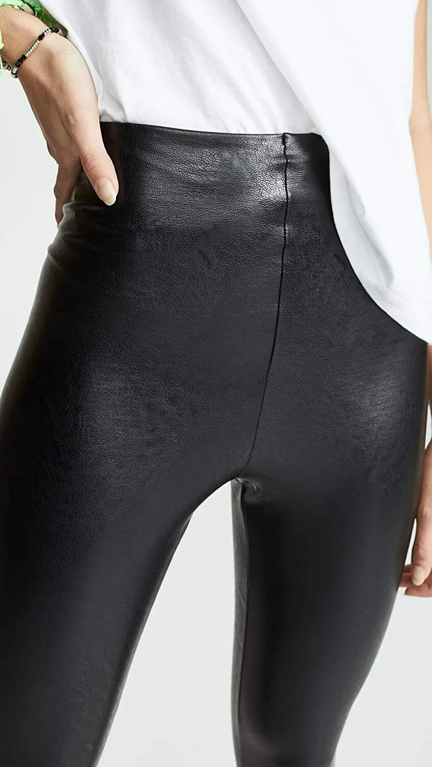 Commando Faux Leather Legging - Black