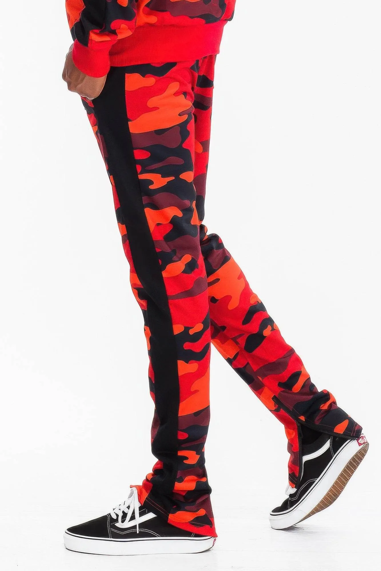 Full Camo Stripe Sweatpants