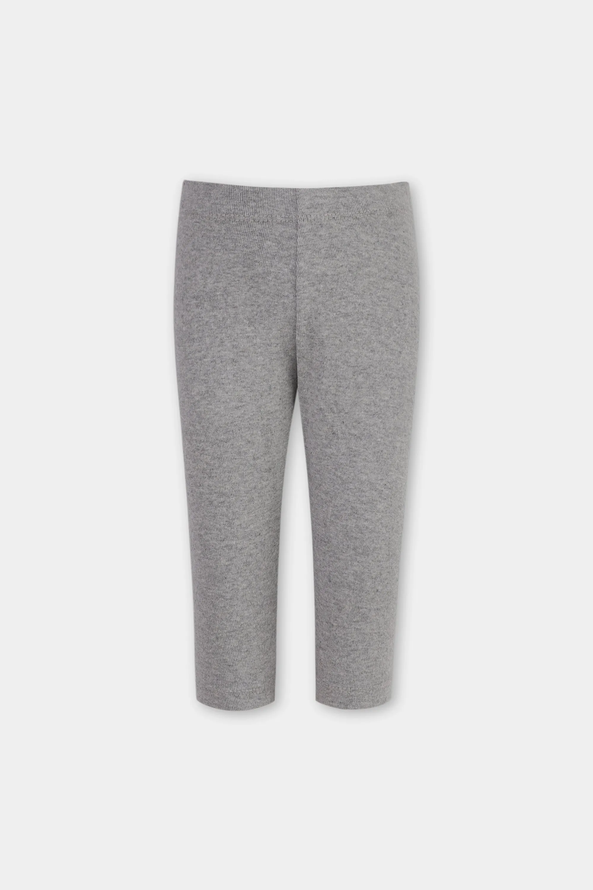 Girls Solid Grey Tights