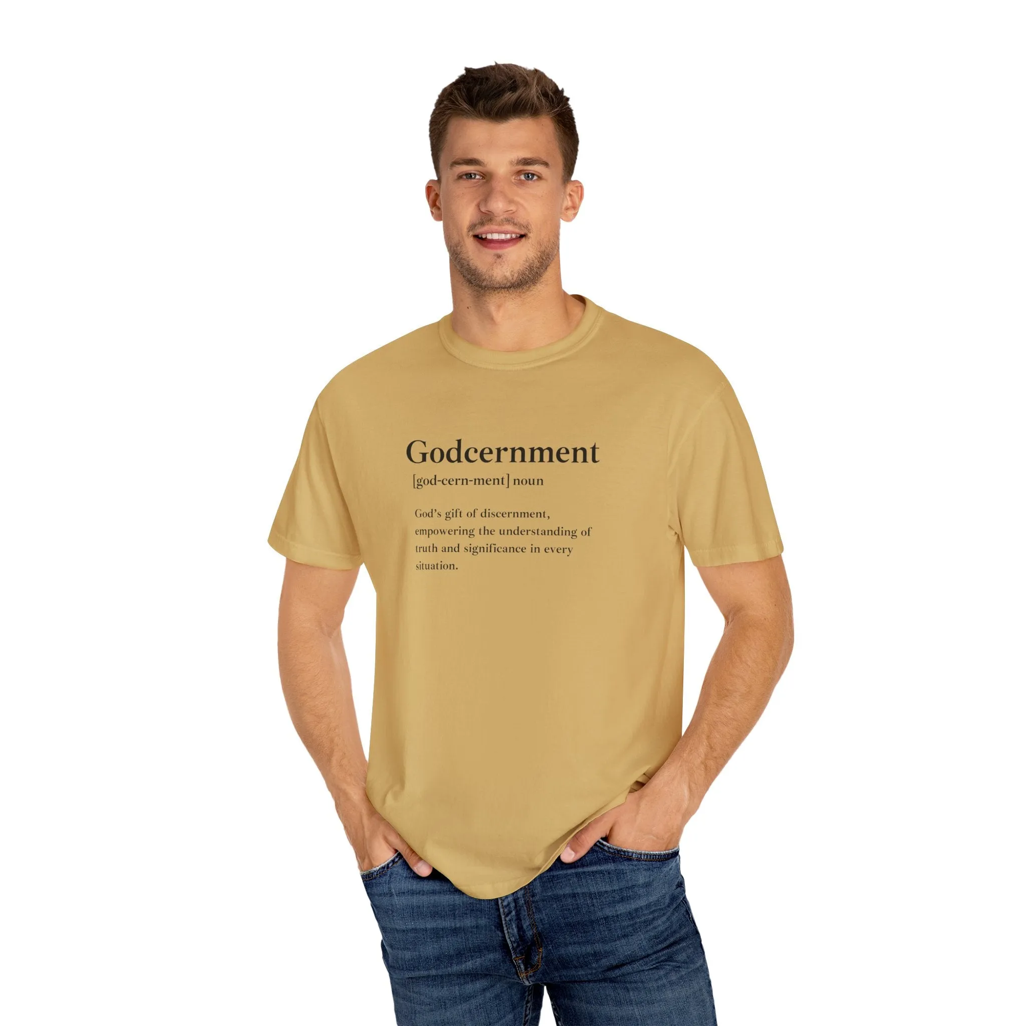 Godcernment T-Shirt – Comfort Colors 1717 Garment-Dyed Tee