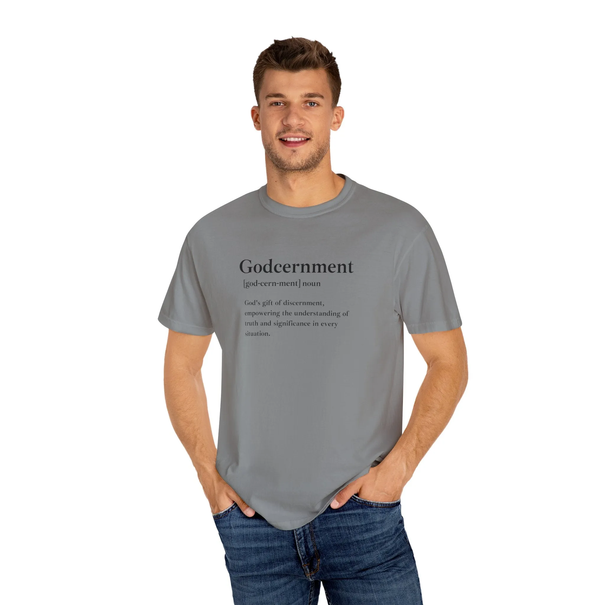 Godcernment T-Shirt – Comfort Colors 1717 Garment-Dyed Tee