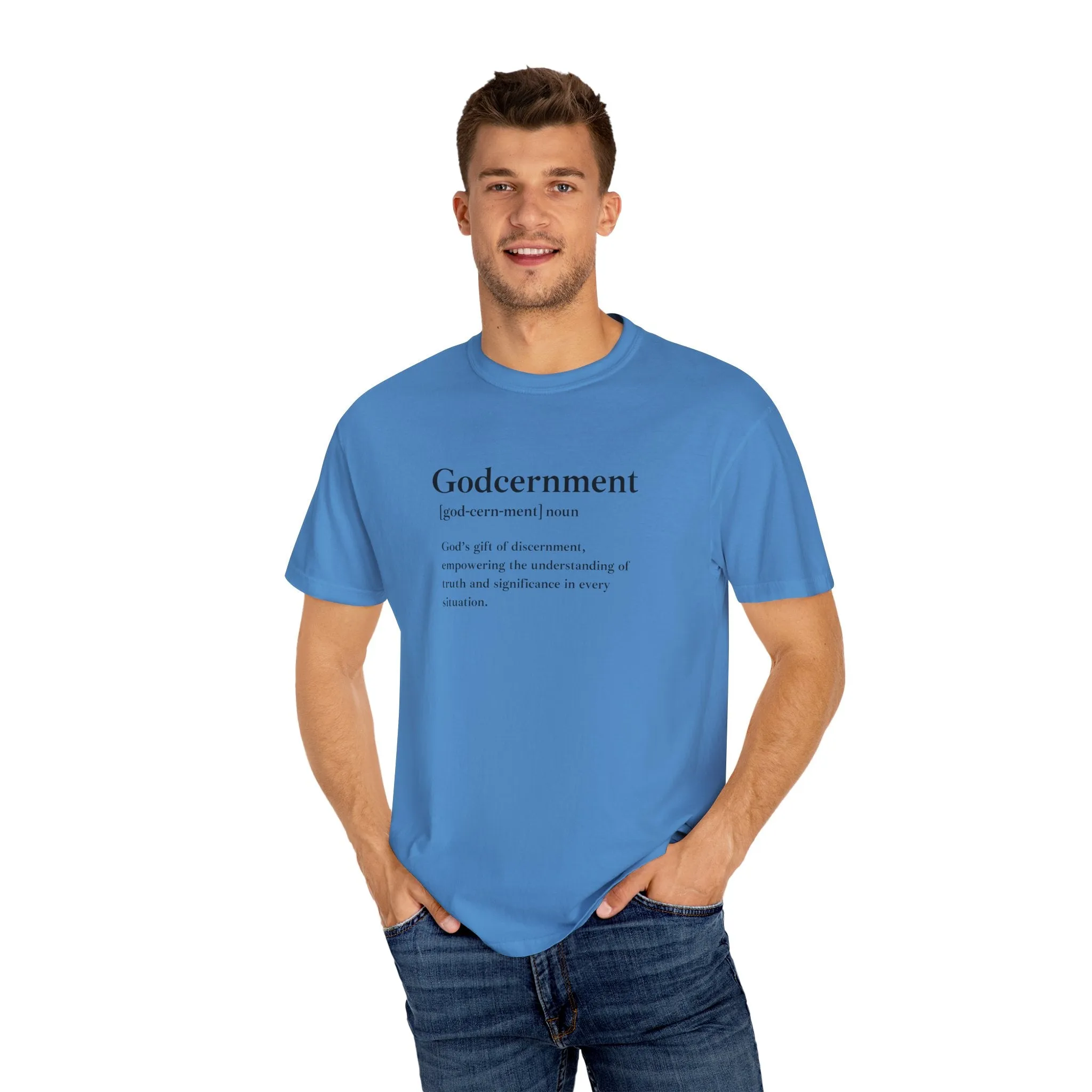 Godcernment T-Shirt – Comfort Colors 1717 Garment-Dyed Tee