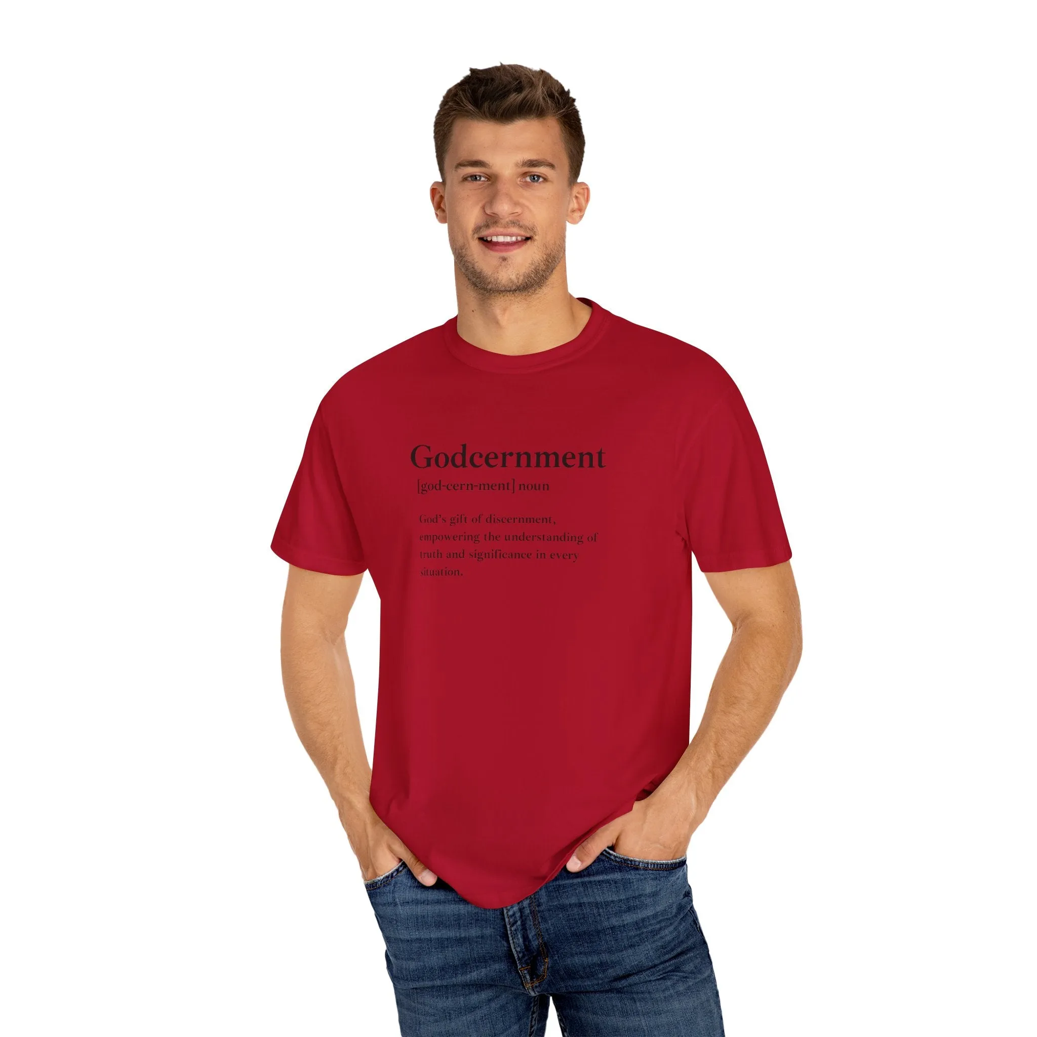 Godcernment T-Shirt – Comfort Colors 1717 Garment-Dyed Tee