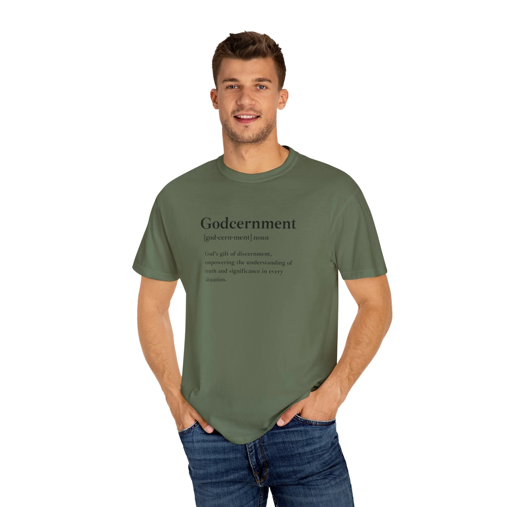 Godcernment T-Shirt – Comfort Colors 1717 Garment-Dyed Tee