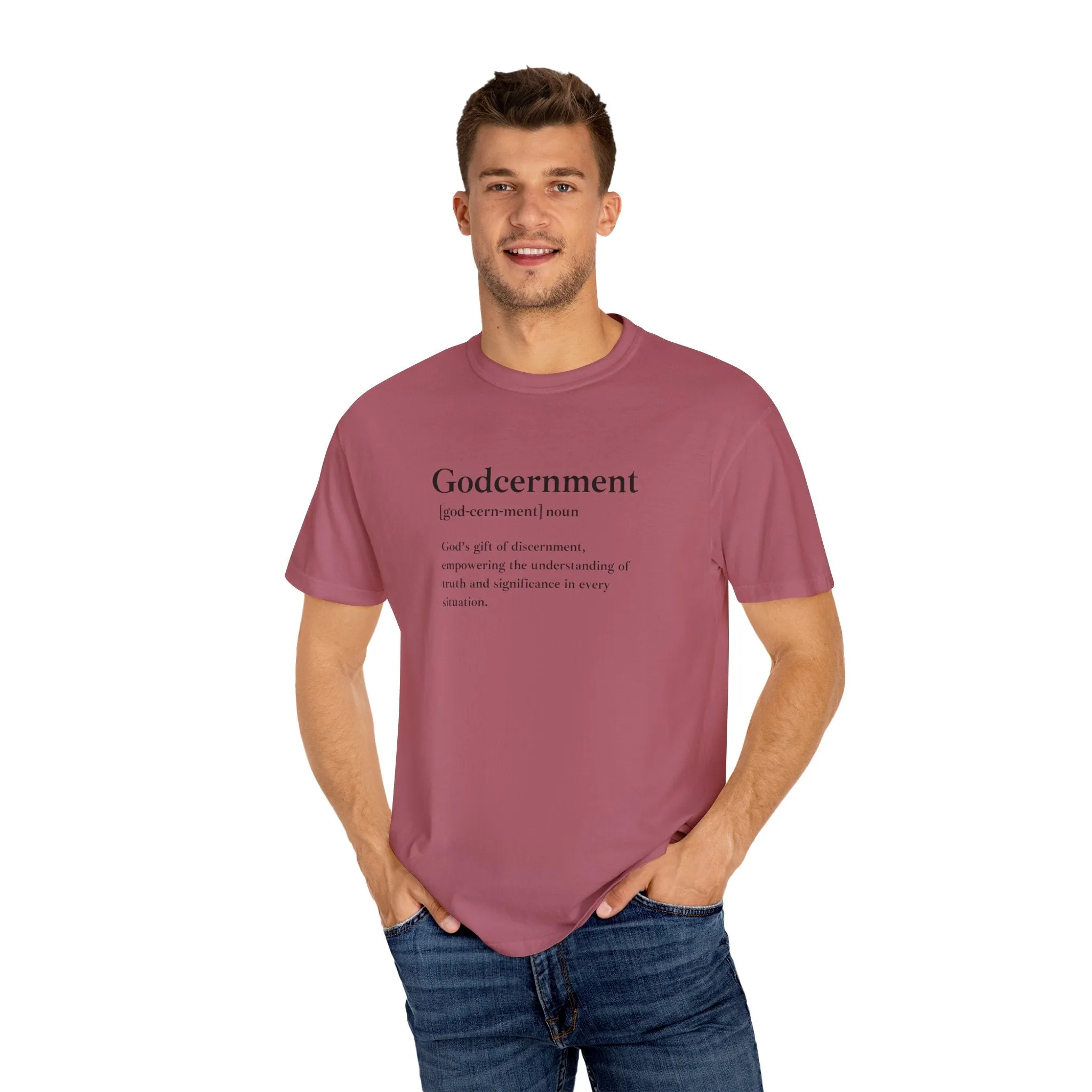 Godcernment T-Shirt – Comfort Colors 1717 Garment-Dyed Tee