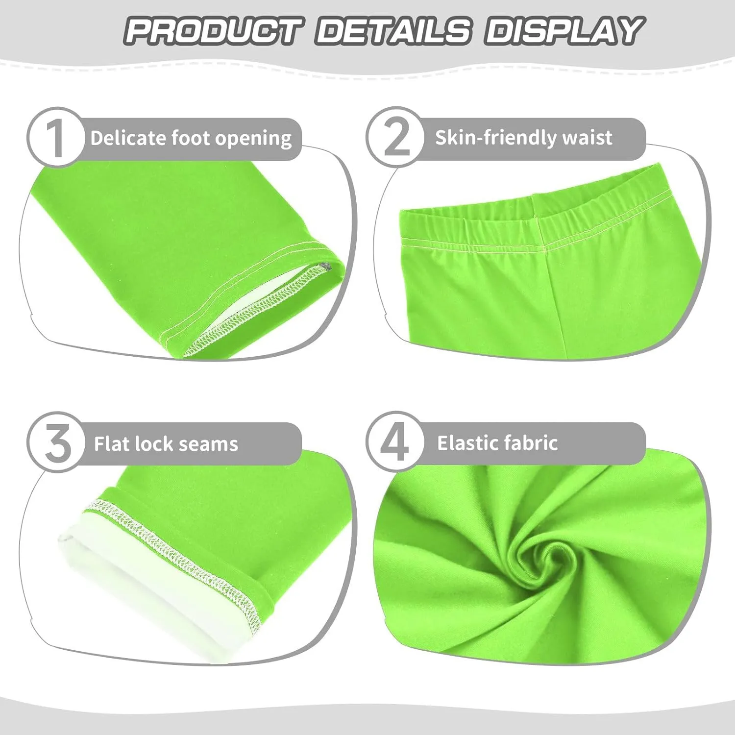 J JOYSAY Green Ginger Girls Leggings Girls Yoga Pants