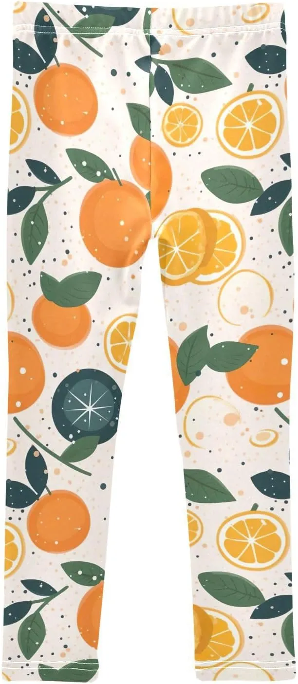 J JOYSAY Orange Girls Leggings Teen Girl Pants