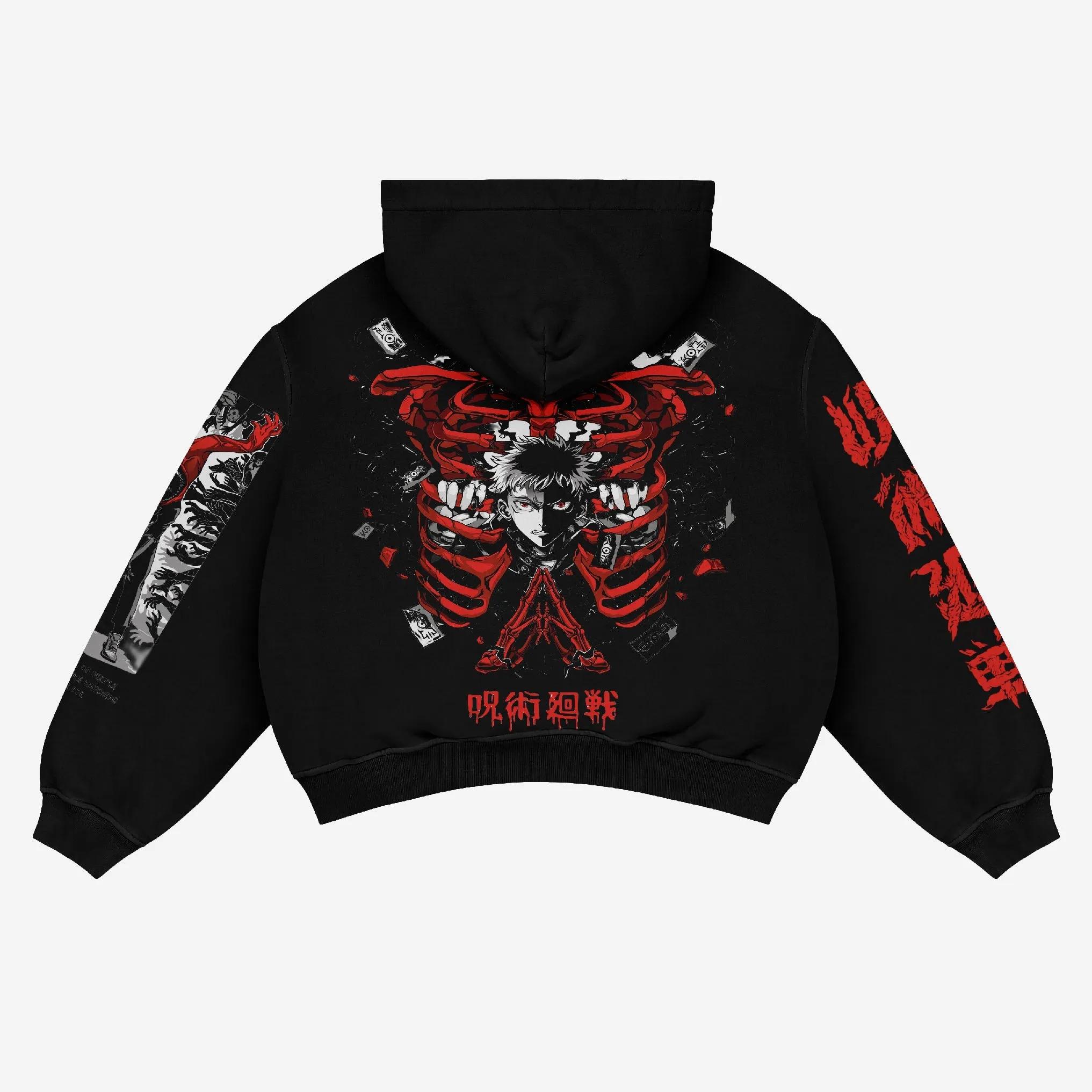 Jujutsu Kaisen Yuji Itadori Anime Hoodie - High-Quality Jujutsu Kaisen Apparel