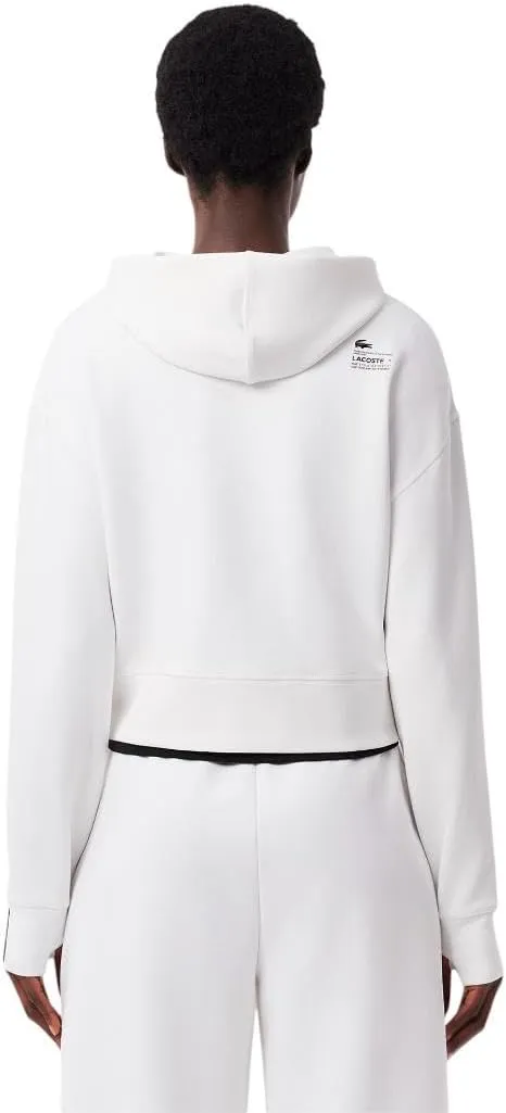 Lacoste Women's Short Cut Cutton Hoodie