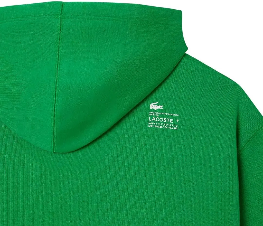 Lacoste Women's Short Cut Cutton Hoodie