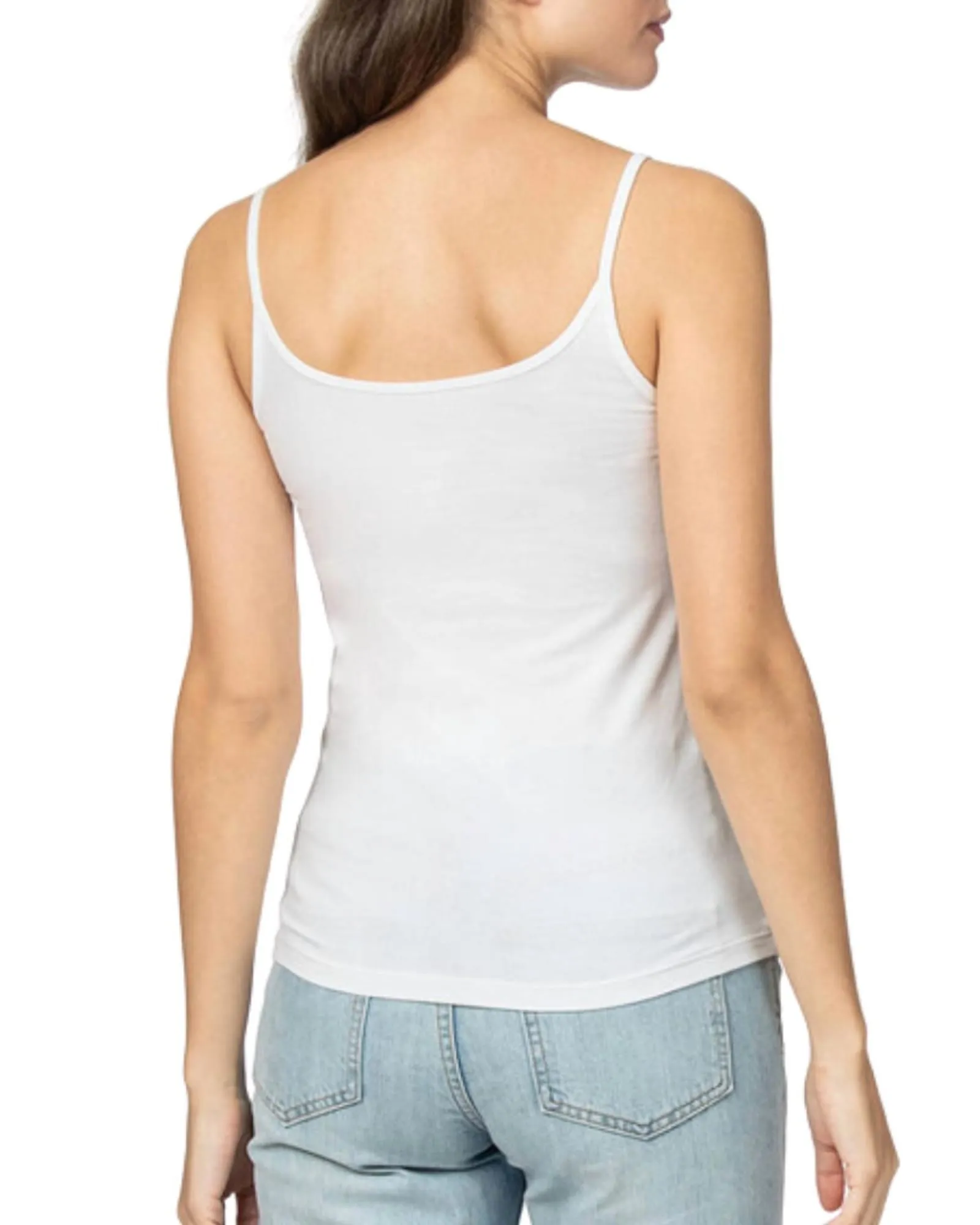 Layering Camisole Tank Top in White | White