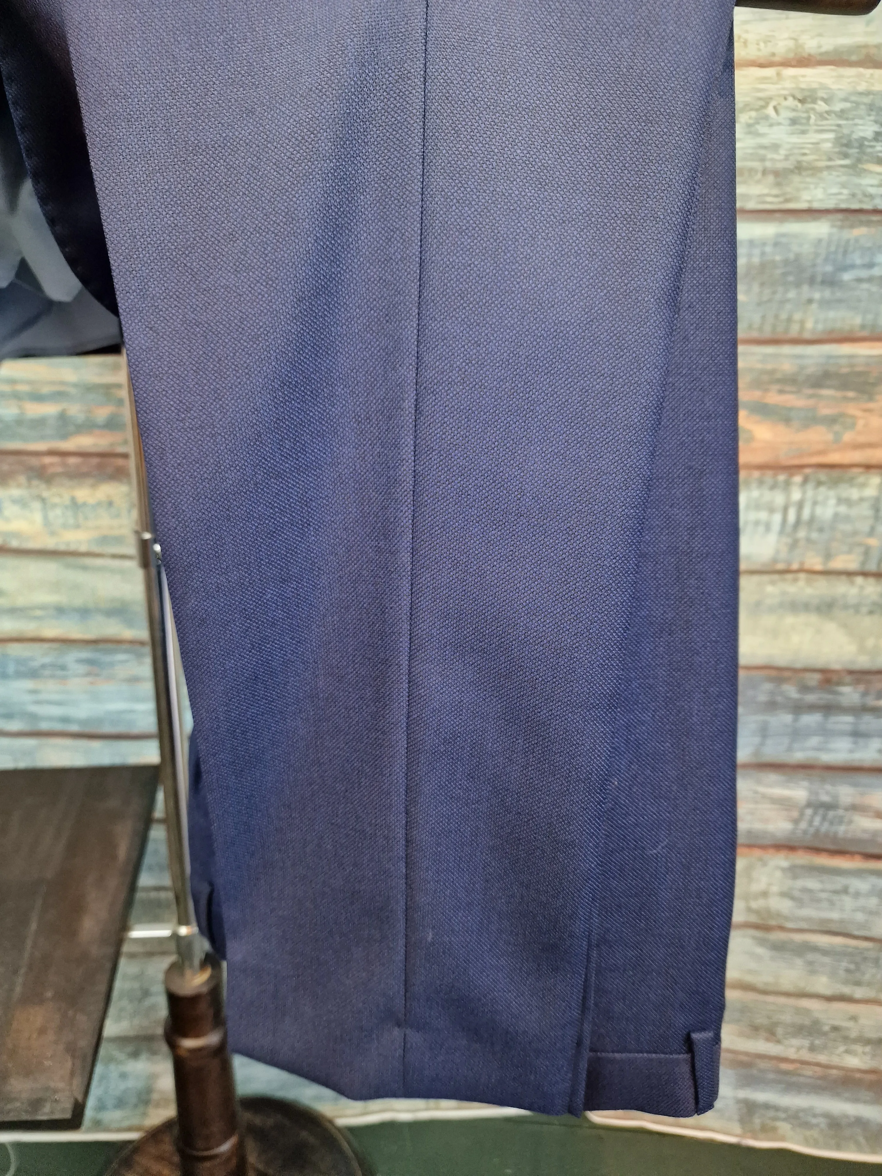 Lester Banks Navy Pure Wool Barberis 3pci Suit