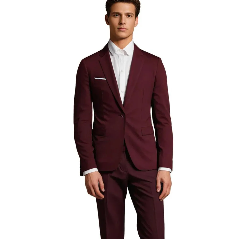 Men's Suit With Blazer and Trousers
