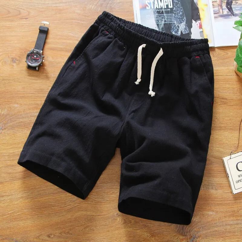 Men's Summer Breathable Linen Shorts | Plus Size