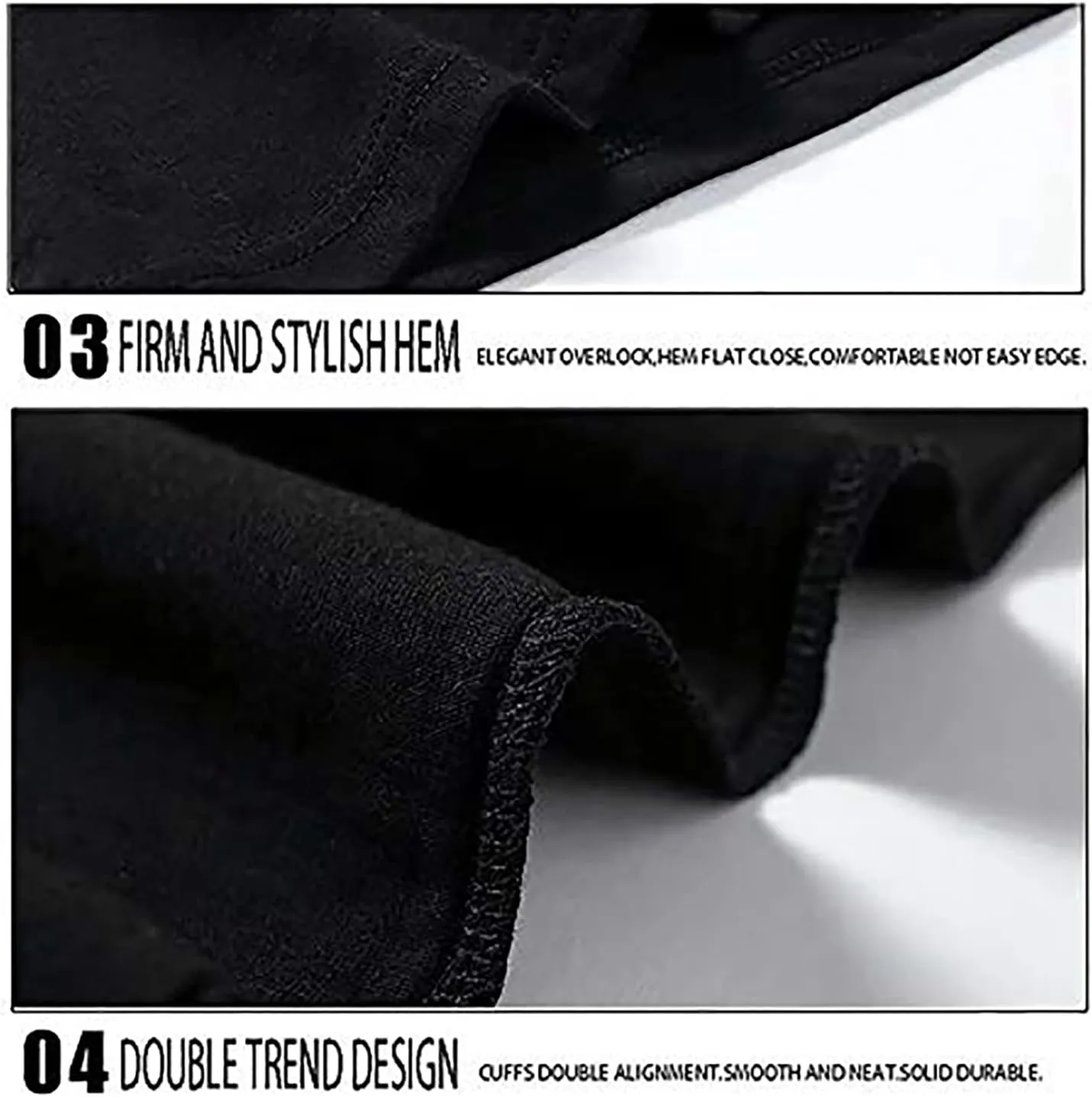 Men's T-Shirt Feel Soft Bony Joanie Classic Style Black