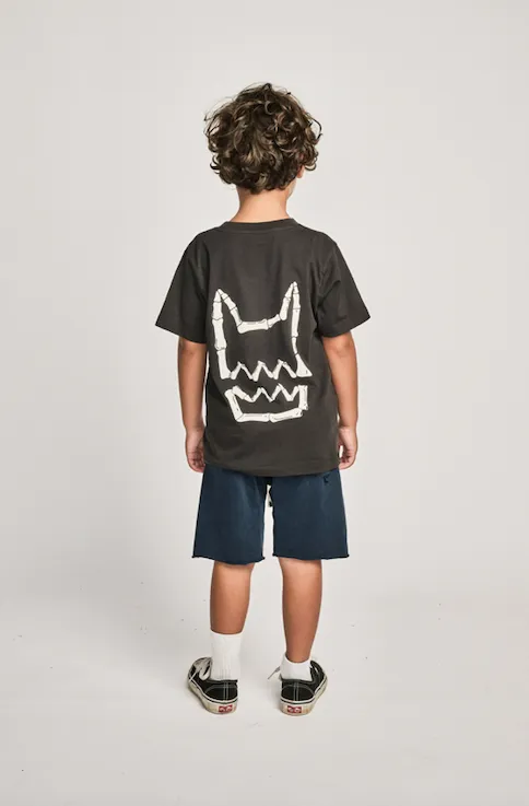 Munster Kids Boneyard Tee - Soft Black