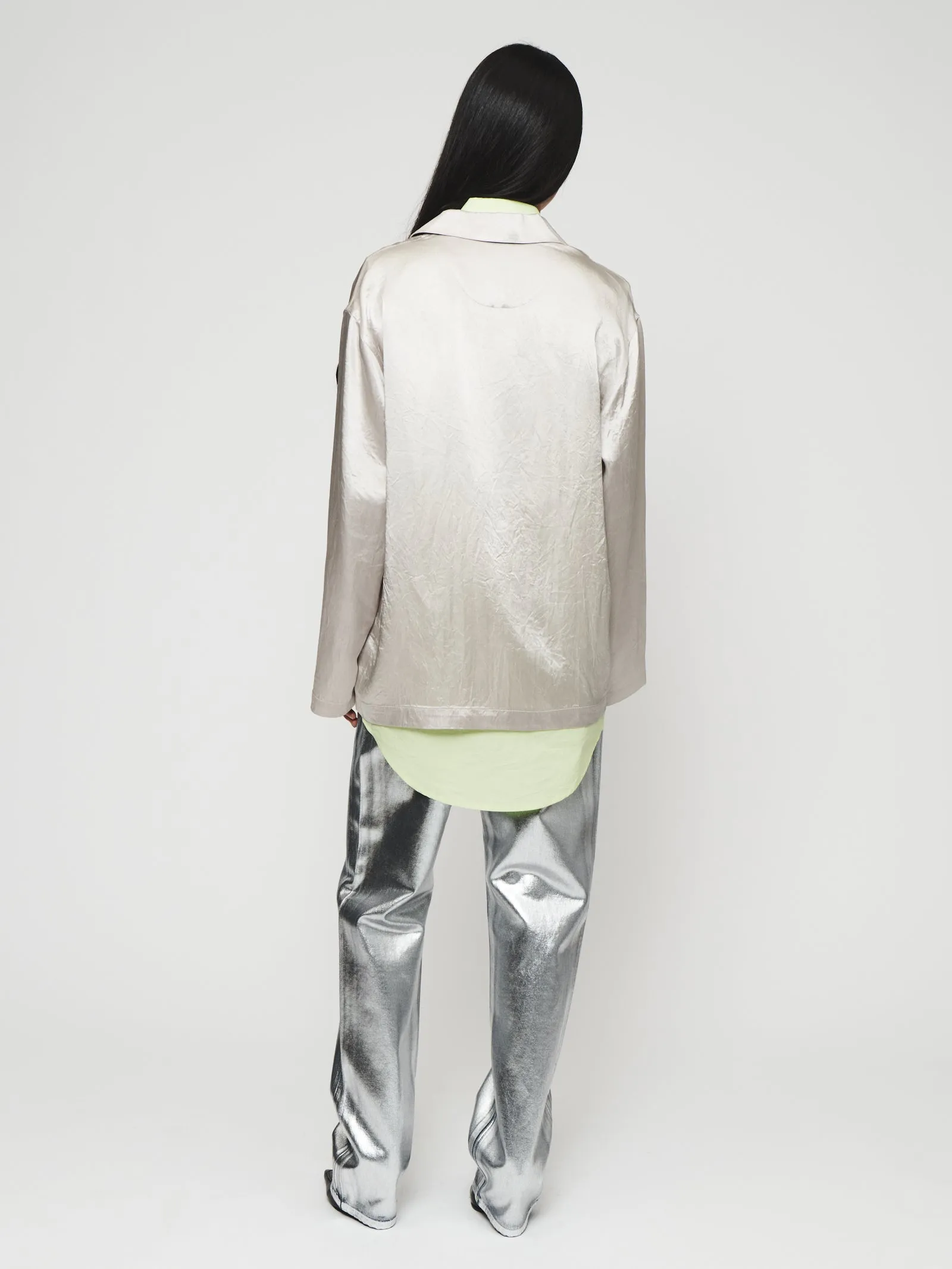 Pajama Shirt in Champagne