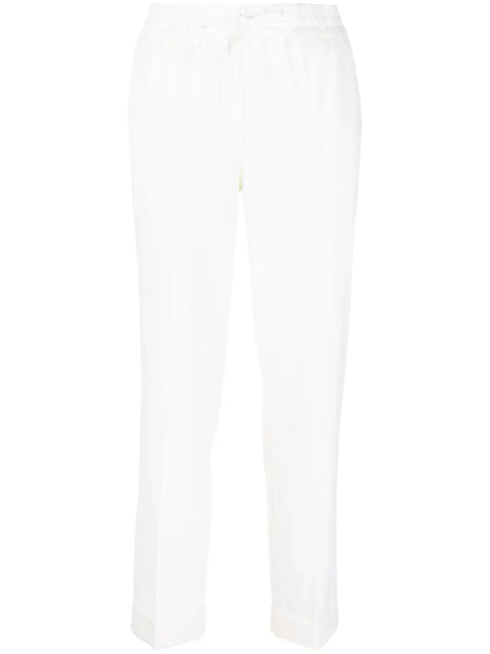 PAROSH tapered drawstring trousers