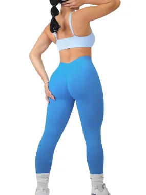Seamless Low Back Leggings (Adonis Blue)