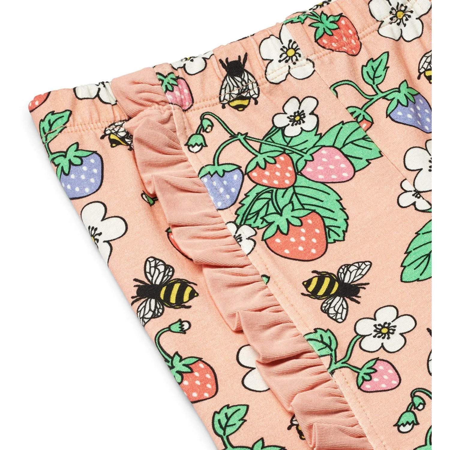 Småfolk Blossom Leggings With Jordbær