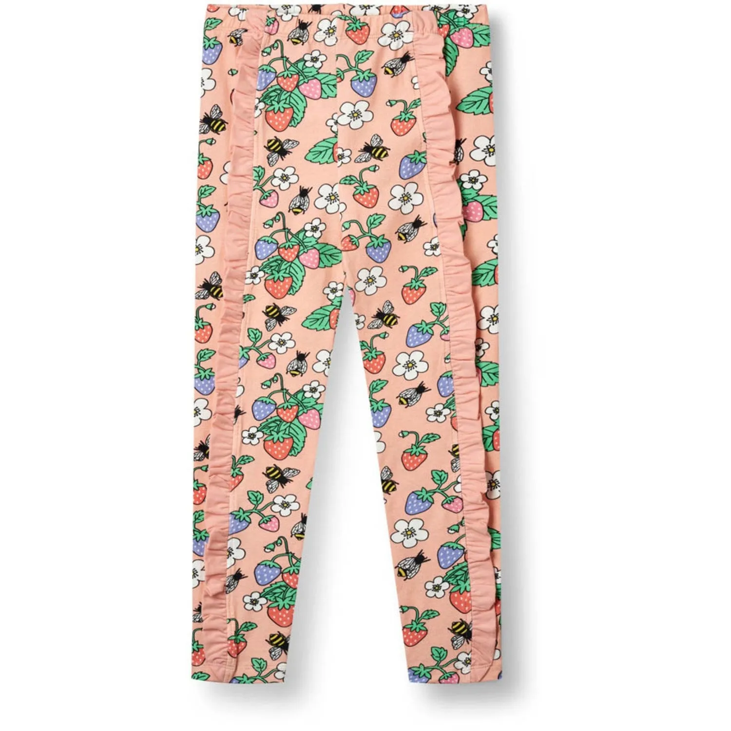 Småfolk Blossom Leggings With Jordbær