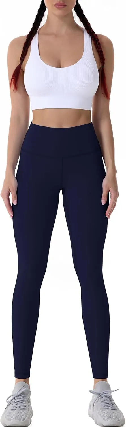 Sunzel Womens Workout Leggings with High Waist Tummy Control