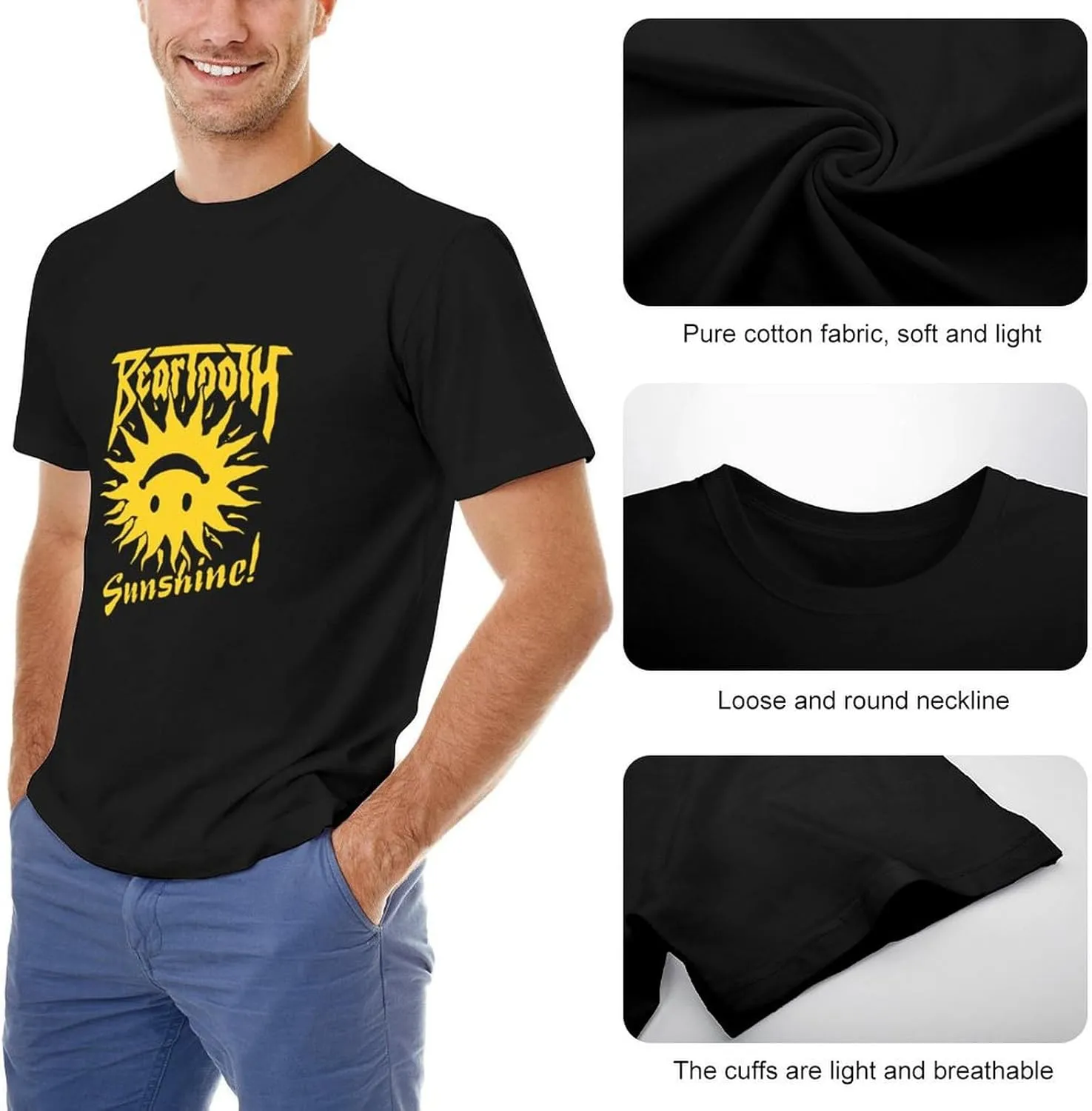 T Shirt Man Womans Cotton T-Shirt Soft Short Sleeve Tee Stylish Graphic Crew Neck Shirts Casual Clothing