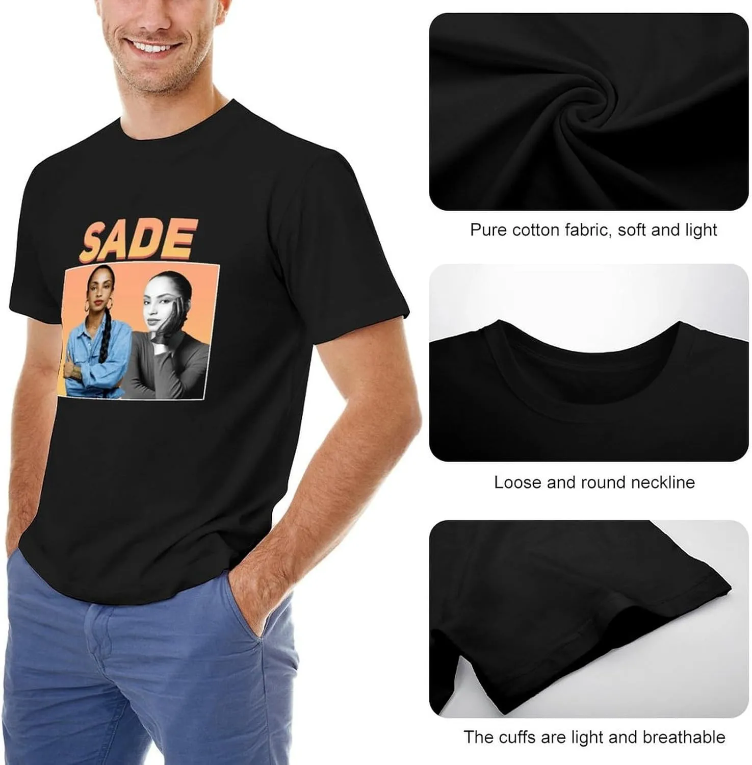T Shirt Mens Womans Cotton T-Shirt Soft Short Sleeve Tops Cool Graphic Round Neck Shirts Casual Clothes