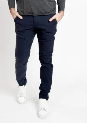 Tapered Trousers - Navy