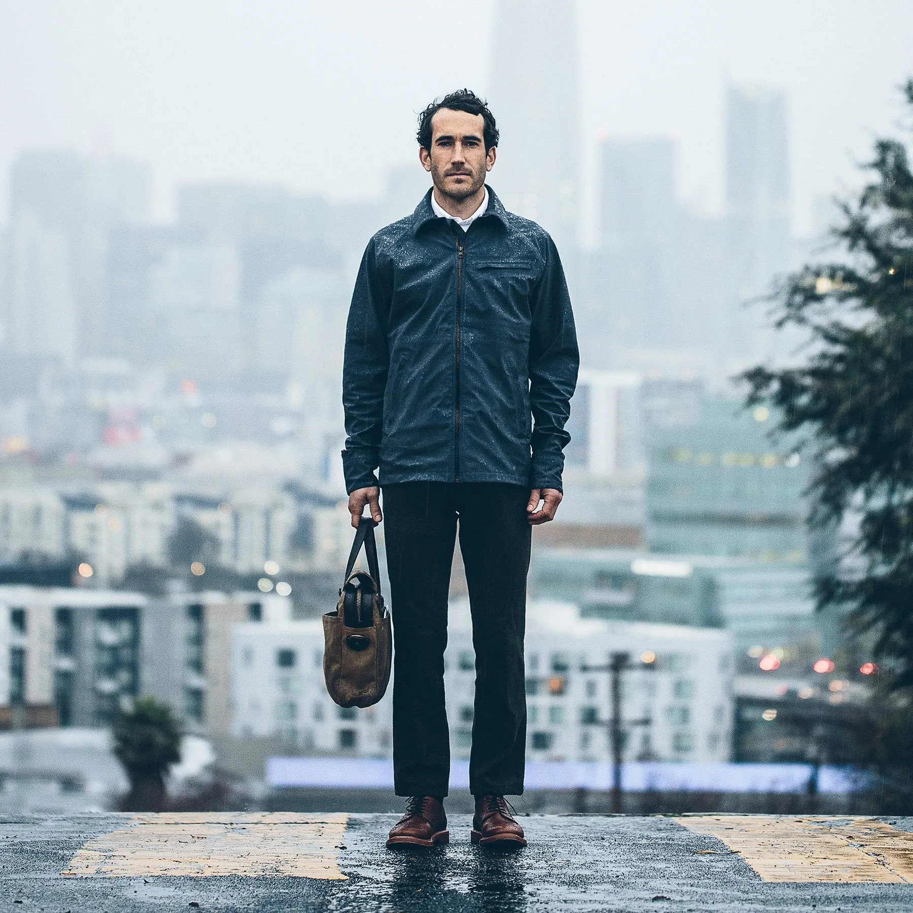 The Reyes Jacket in Dark Slate