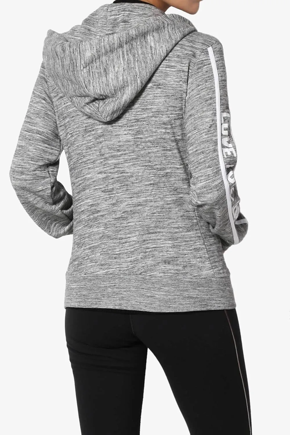 TheMogan Women's Essential Cotton Fleece Full Zip Hoodie Sweatshirt Relaxed Hooded Jacket