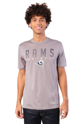 Ultra Game NFL Official Adults Super Soft Supreme Game Day T-Shirt - Unisex Los Angeles Rams|Los Angeles Rams